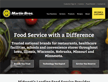 Tablet Screenshot of martinbros.com